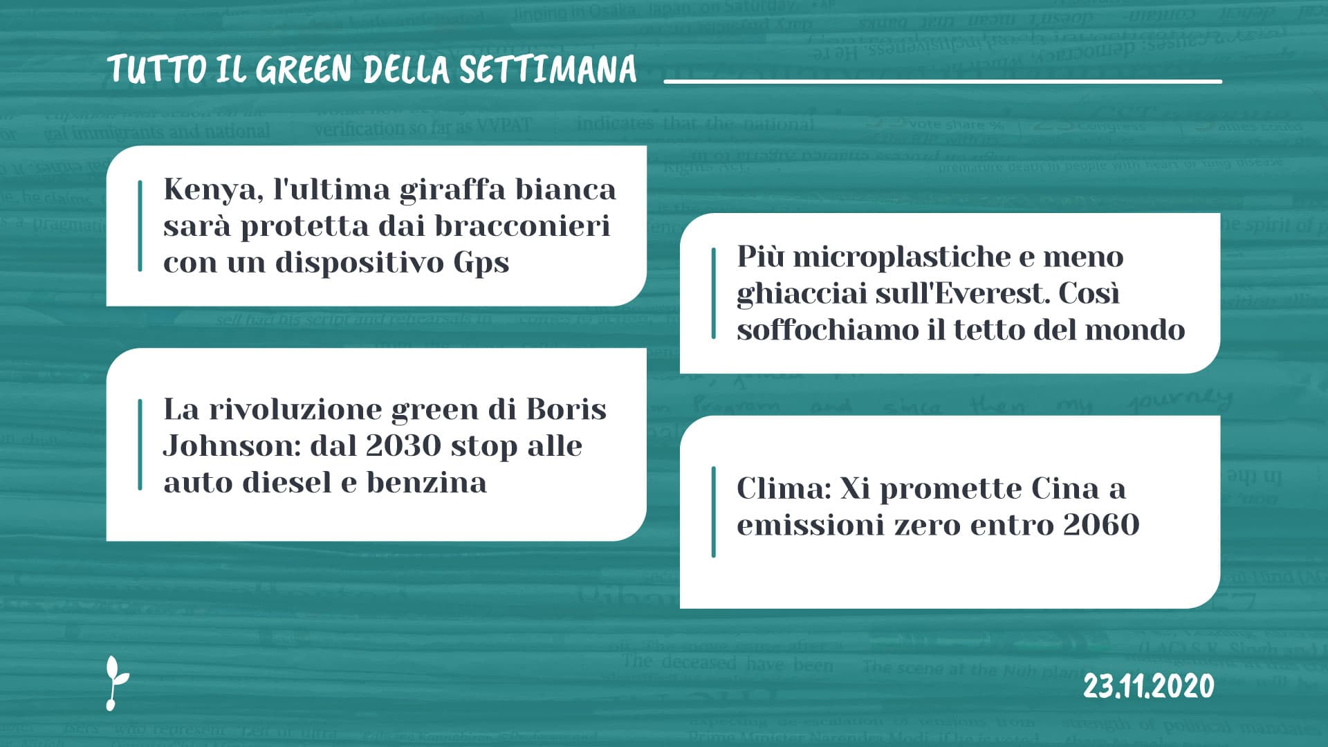 tutto il green della settimana