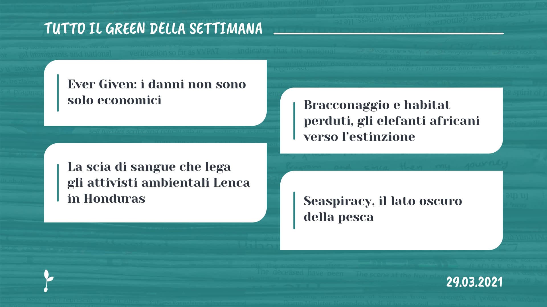29 marzo rassegna stampa